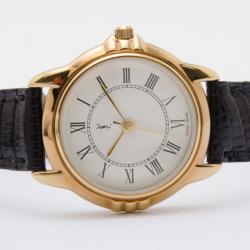 Pre Owned Yves Saint Laurent Gold Plated Classic Collection Ladies Wristwatch