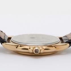 Pre Owned Yves Saint Laurent Gold Plated Classic Collection Ladies Wristwatch