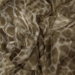 Saint Laurent Paris Leopard Print Scarf