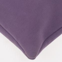 Pre Owned Saint Laurent Paris Purple Canvas Signature Tote