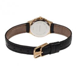 Pre Owned Yves Saint Laurent SS Leather Womens Wristwatch 26 MM