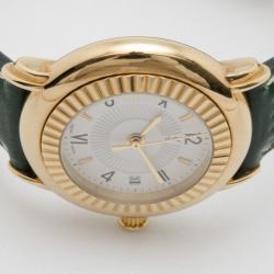 مملوكة مسبقًا Yves Saint Laurent Gold Plated Herrenuhr Unisex Wristwatch