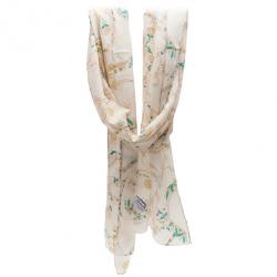 مملوكة مسبقًا Salvatore Ferragamo Floral Print Scarf
