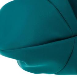 Pre Owned Salvatore Ferragamo Green Nylon Hobo