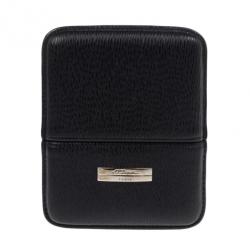 S.T. Dupont Black Leather Cigarette Case