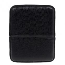 S.T. Dupont Black Leather Cigarette Case