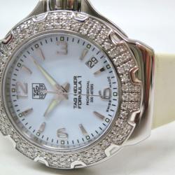 Tag Heuer Formula 1 Dia Bezel Wristwatch SS Satin Ladies