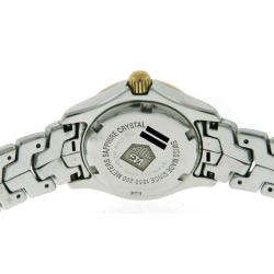 Pre Owned Tag Heuer Link Two-Tone Gold-Plated Stainless Steel Watch