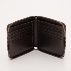 Pre Owned Tod's Navy Striped Wallet