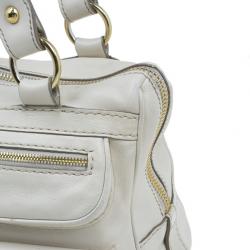 Pre Owned Tod's Cream Tracolla Media Tote