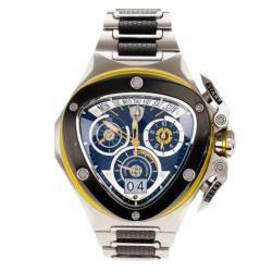 Tonino Lamborghini Blue Stainless Steel Spider 3001 Men's Wristwatch 46MM