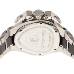Tonino Lamborghini Blue Stainless Steel Spider 3001 Men's Wristwatch 46MM