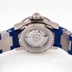 Pre Owned Ulysse Nardin Sport Power Reserve 18K White Gold Rubber Mens Wristwatch 44 MM