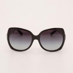 Pre Owned D&amp;G Black Oversized Sunglasses 3036