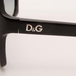 Pre Owned D&amp;G Black Oversized Sunglasses 3036