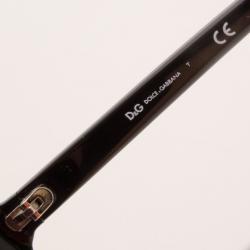 Pre Owned D&amp;G Black Oversized Sunglasses 3036