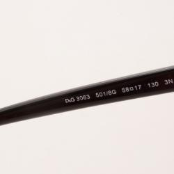 Pre Owned D&amp;G Black Oversized Sunglasses 3036