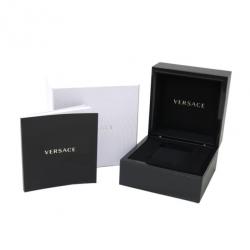 Versace Charcter GP Leather Black Mens Wristwatch