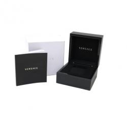 Versace Charcter SS Leather White Mens Wristwatch