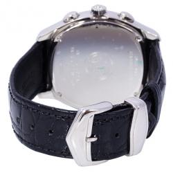 Pre Owned Versace Black Stainless Steel OLC99 Men's Wristwatch 40MM