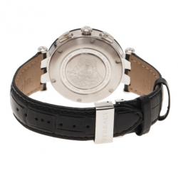 Pre Owned Versace Black Stainless Steel and Rubber V Race 29 G Men's Wristwatch 45MM