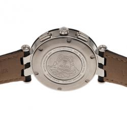 Pre Owned Versace Black Stainless Steel and Rubber V Race 29 G Men's Wristwatch 45MM