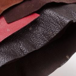 Pre Owned Yves Saint Laurent YSL Multicolor Suede St.Tropez Hobo