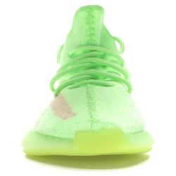 Pre Owned Adidas Yeezy 350 V2 Glow in the Dark (GID) Sneakers Size 46