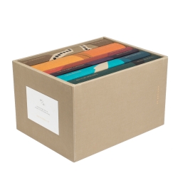 Pre Owned Burberry Multicolor Limited Edition 124/280 "Book Covers & Bruce Chatwin" Set of 6 Books