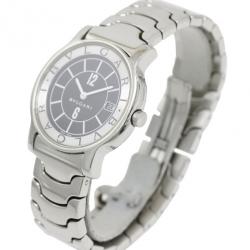 Pre Owned Bvlgari Solotempo Stainless Steel Unisex Wristwatch 35MM