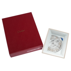 Pre Owned Cartier White/Silver Porcelain Ballon Bleu Watch Ashtray