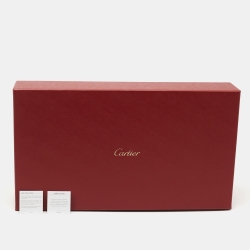 Cartier Burgundy Wool Panthere Blanket