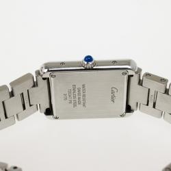 Pre Owned Cartier Tank Solo Small Stainless Steel Unisex Wristwatch 31 MM