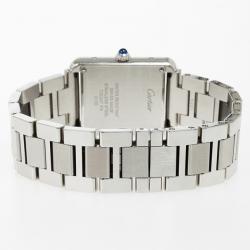 Pre Owned Cartier Tank Solo Small Stainless Steel Unisex Wristwatch 31 MM