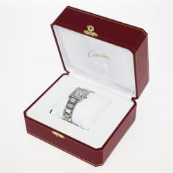 Pre Owned Cartier Tank Solo Small Stainless Steel Unisex Wristwatch 31 MM