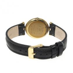 Pre Owned Cartier Gold Plated Unisex Wristwatch 30 MM