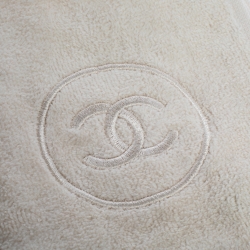 Pre Owned Chanel Beauté Cotton 3 Pc Hand Towel Set