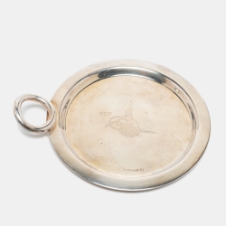 Christofle Vertigo Silver Plated Metal Wine Coaster