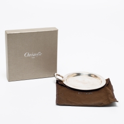 Christofle Vertigo Silver Plated Metal Wine Coaster