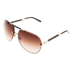 Pre Owned Dolce and Gabbana Brown Unisex Aviators