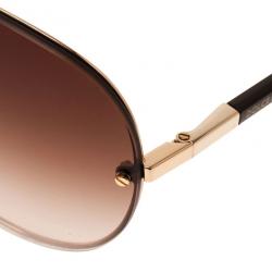 Pre Owned Dolce and Gabbana Brown Unisex Aviators