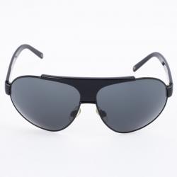 Pre Owned Dolce and Gabbana DG 2056 Black Unisex Aviators