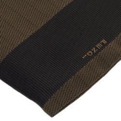 Fendi Brown Pequin Stripe Pouch