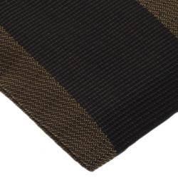 Fendi Brown Pequin Stripe Pouch
