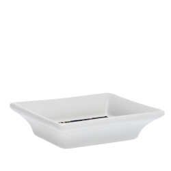 مملوكة مسبقًا Fendi White Logo Print Porcelain Ashtray