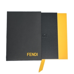 Fendi Black & Yellow Mini Notebook Set