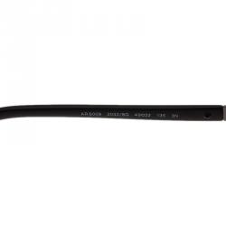 Giorgio Armani Black Phantos Round Sunglasses