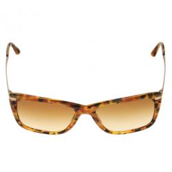 Pre Owned Giorgio Armani Brown Rectangle Sunglasses