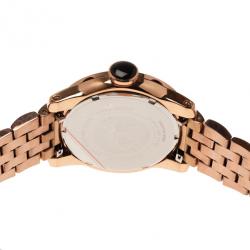 مملوكة مسبقًا Glam Rock White Stainless Steel Miami Unisex Wristwatch 44MM