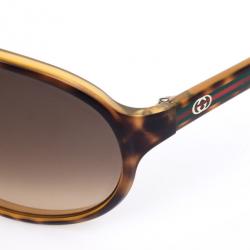 مملوكة مسبقًا Gucci Tortoise Frame GG3514 Unisex Shield Sunglasses